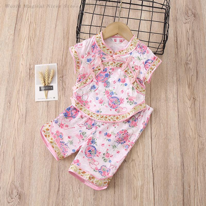 Baby Mädchen Tang-Anzug Sommer – Summer Clothing Baby Girl Bewertung und Preis