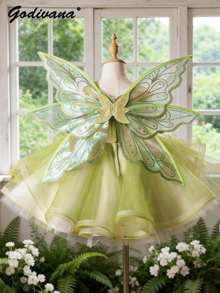 Süßes Mädchen-Schmetterlingsfl – Summer Clothing Baby Girl Bewertung und Preis