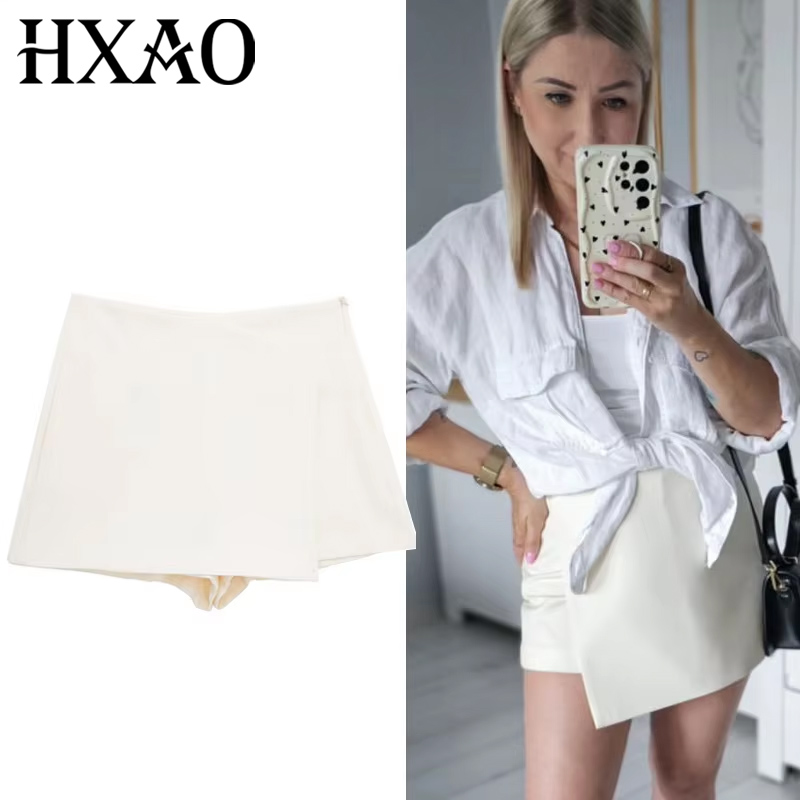 HXAO Schwarz Weiß Rock Shorts  – Summer Zara Bewertung und Preis