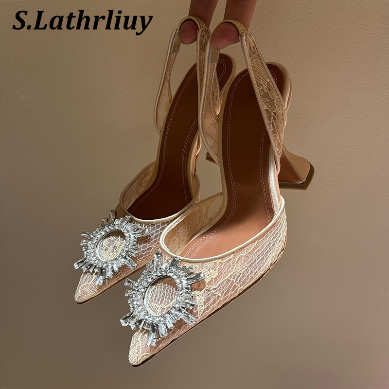 Sandalen Strass Blume Spitz Hi – Summer Clothing Stores Bewertung und Preis